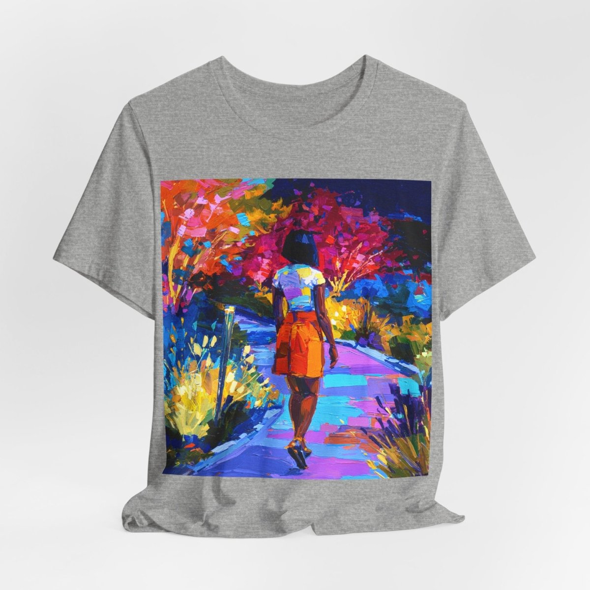 Nature Walk T-Shirt - Afrocentric Art by The Trini Gee
