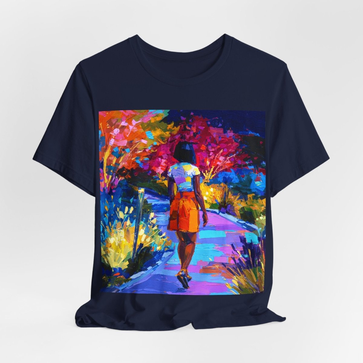Nature Walk T-Shirt - Afrocentric Art by The Trini Gee