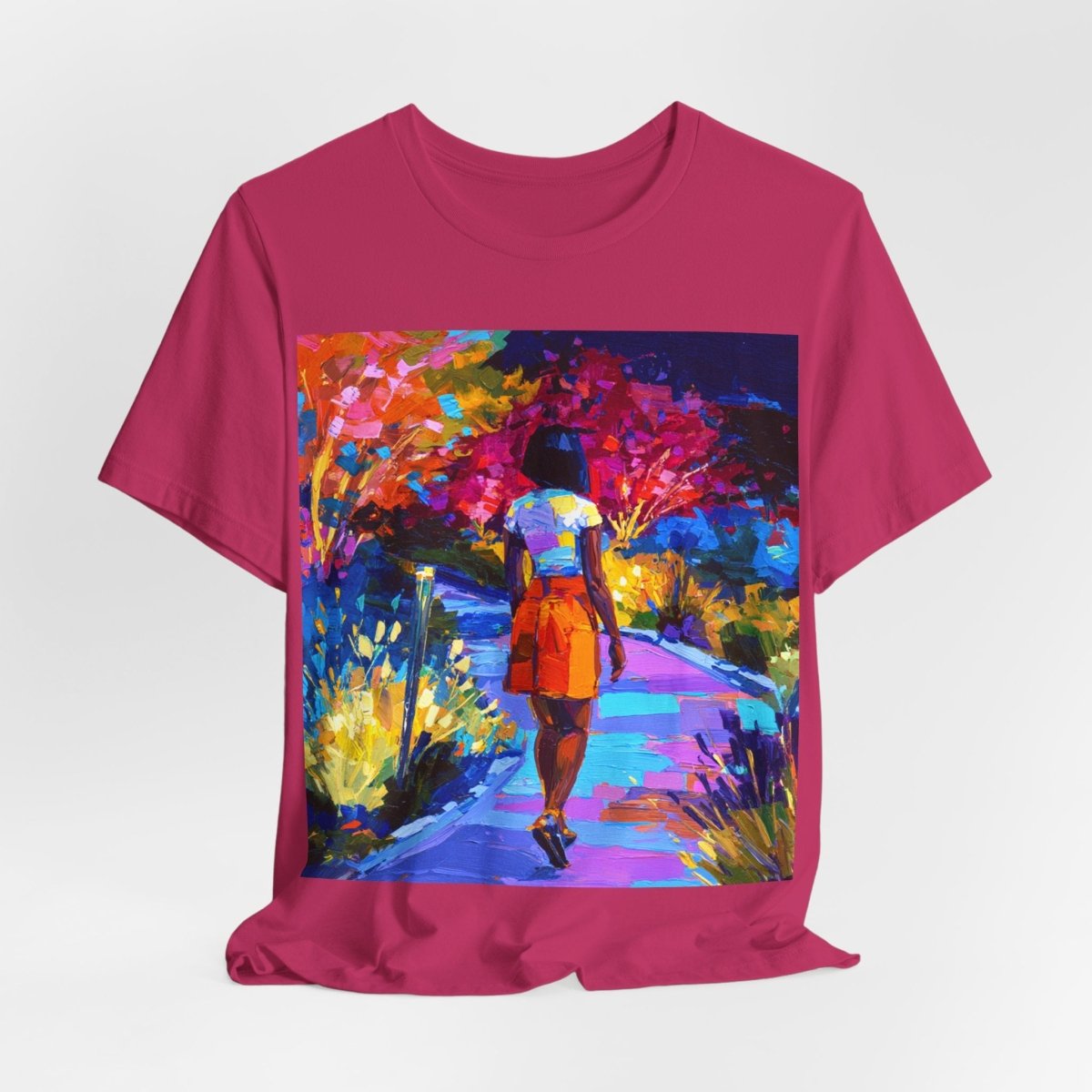 Nature Walk T-Shirt - Afrocentric Art by The Trini Gee