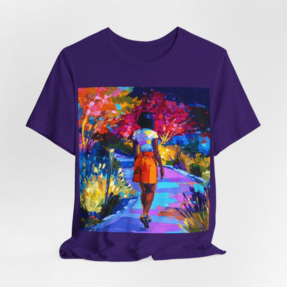 Nature Walk T-Shirt - Afrocentric Art by The Trini Gee