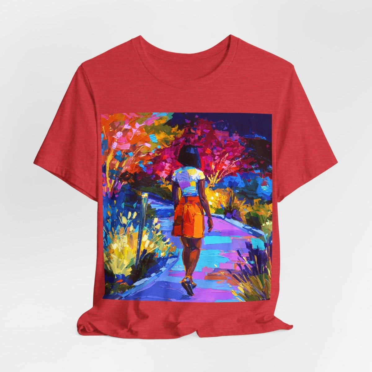 Nature Walk T-Shirt - Afrocentric Art by The Trini Gee