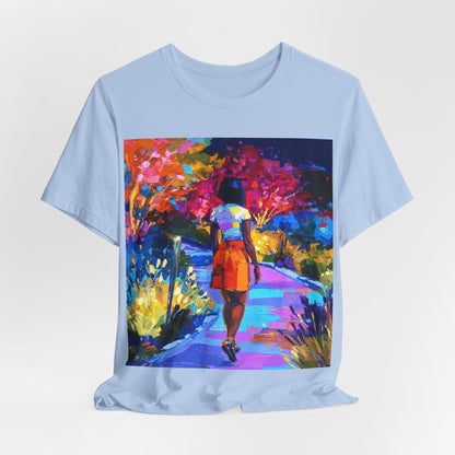 Nature Walk T-Shirt - Afrocentric Art by The Trini Gee