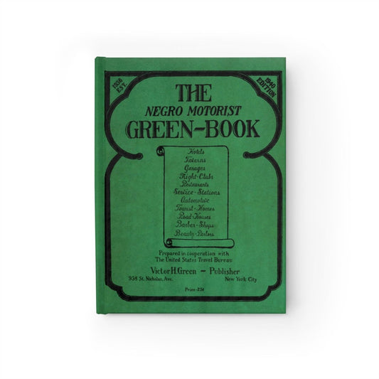 Negro Motorist Green Book Journal - Afrocentric Art by The Trini Gee