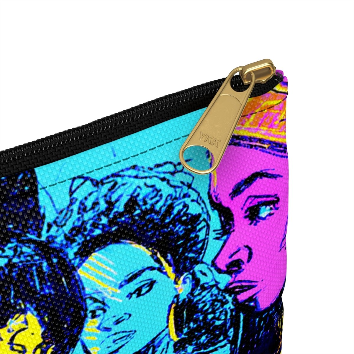Neon Culture Pouch - Afrocentric Art by The Trini Gee