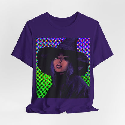 Neon Pop Witch Shirt - Afrocentric Art by The Trini Gee
