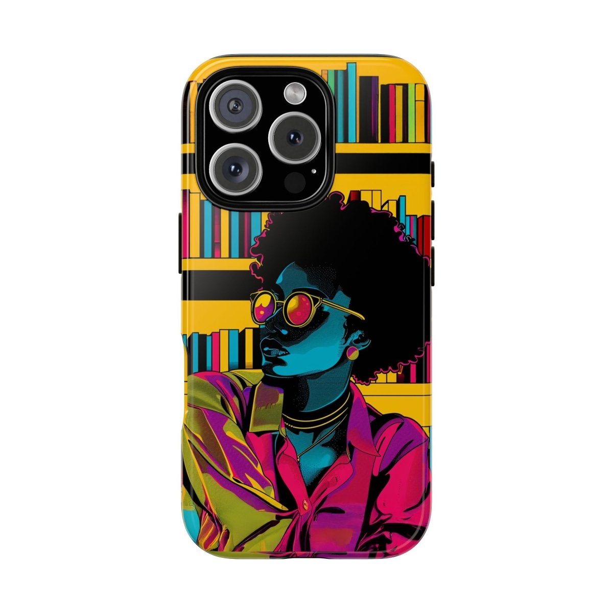 Neon Reader Phone Case - Afrocentric Art by The Trini Gee