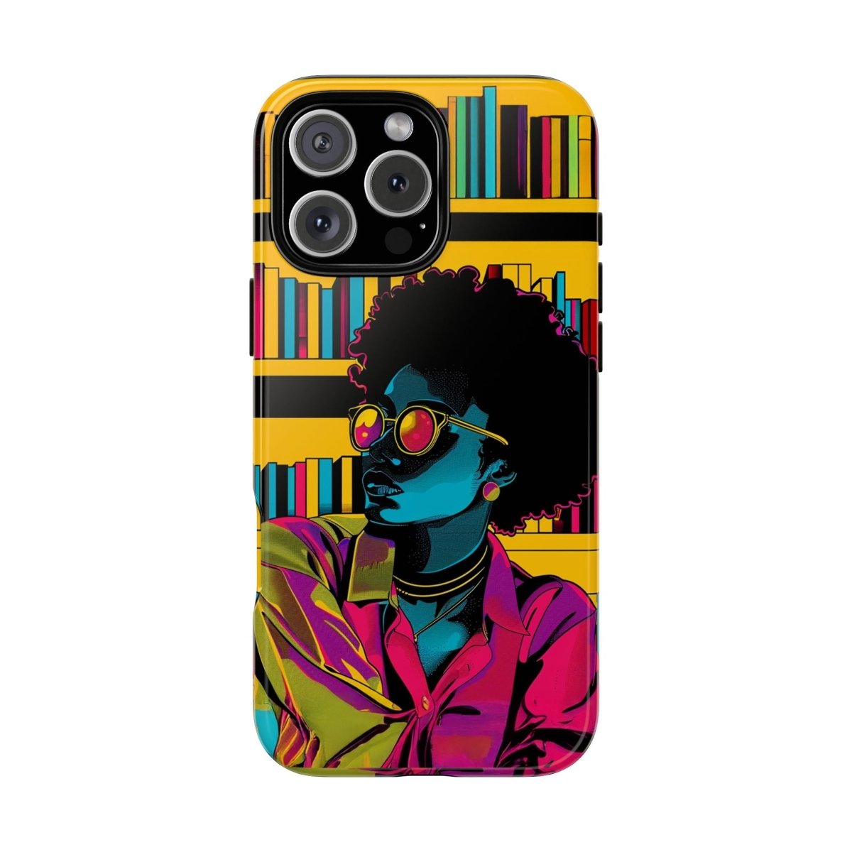 Neon Reader Phone Case - Afrocentric Art by The Trini Gee