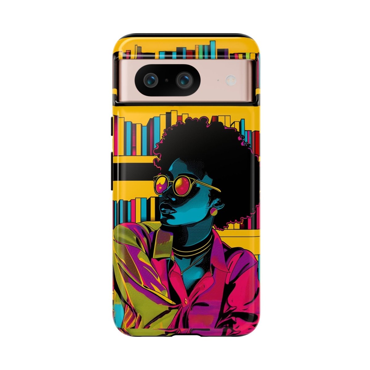 Neon Reader Phone Case - Afrocentric Art by The Trini Gee