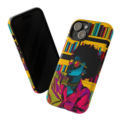 Neon Reader Phone Case - Afrocentric Art by The Trini Gee