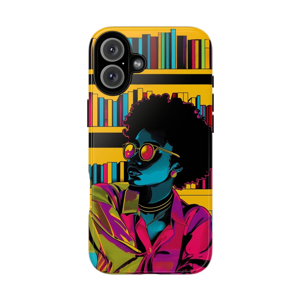 Neon Reader Phone Case - Afrocentric Art by The Trini Gee