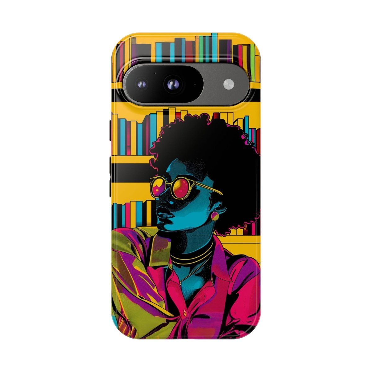 Neon Reader Phone Case - Afrocentric Art by The Trini Gee