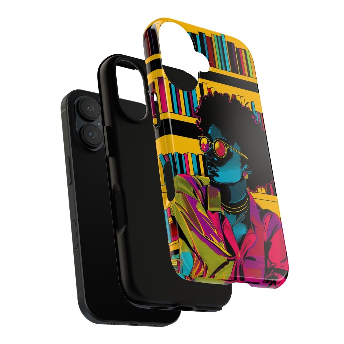 Neon Reader Phone Case - Afrocentric Art by The Trini Gee
