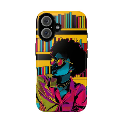 Neon Reader Phone Case - Afrocentric Art by The Trini Gee