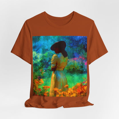 Neon Watercolor Garden Shirt - Afrocentric Art by The Trini Gee