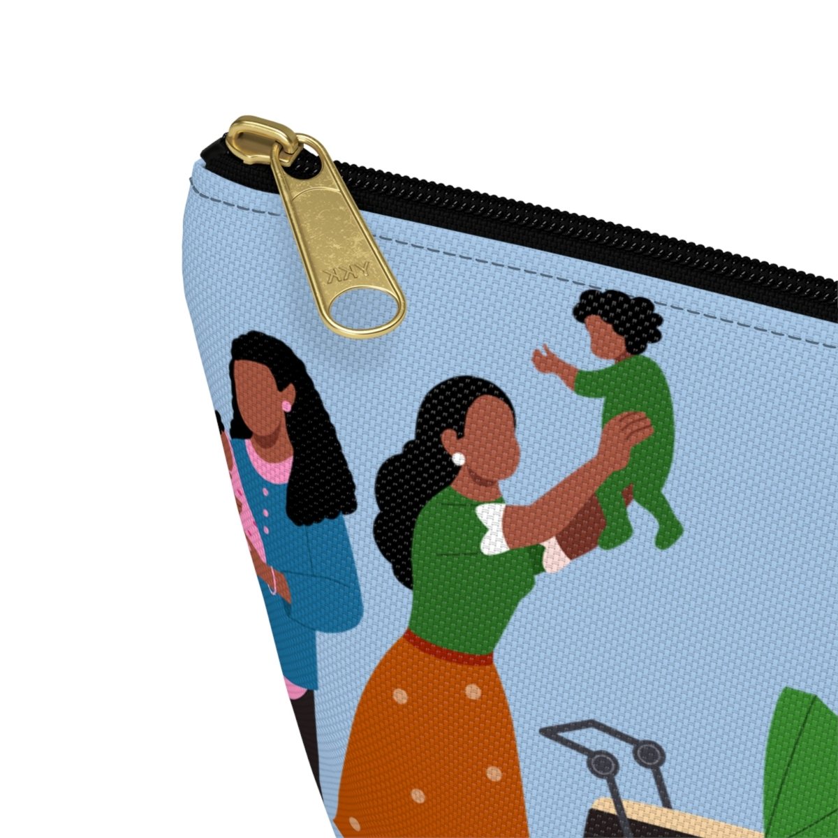 New Mamas T - bottom Pouch - Afrocentric Art by The Trini Gee