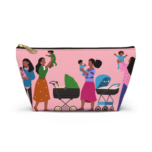 New Mamas T - bottom Pouch - Afrocentric Art by The Trini Gee