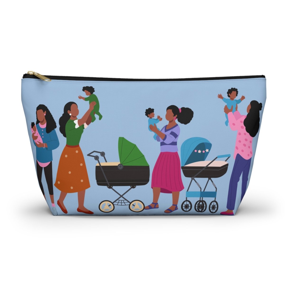 New Mamas T - bottom Pouch - Afrocentric Art by The Trini Gee