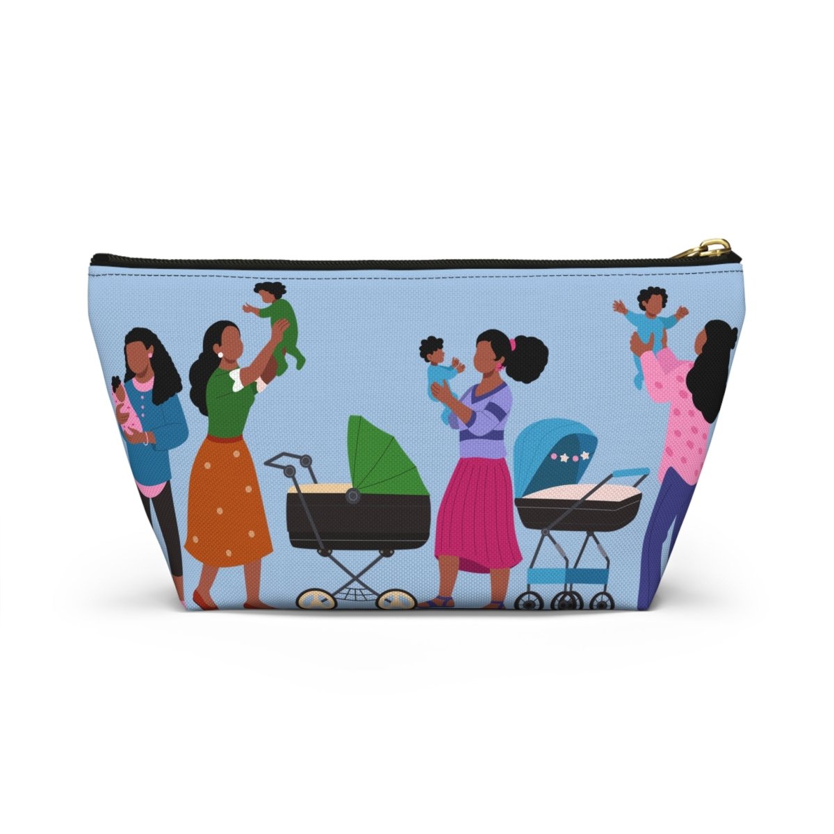 New Mamas T - bottom Pouch - Afrocentric Art by The Trini Gee