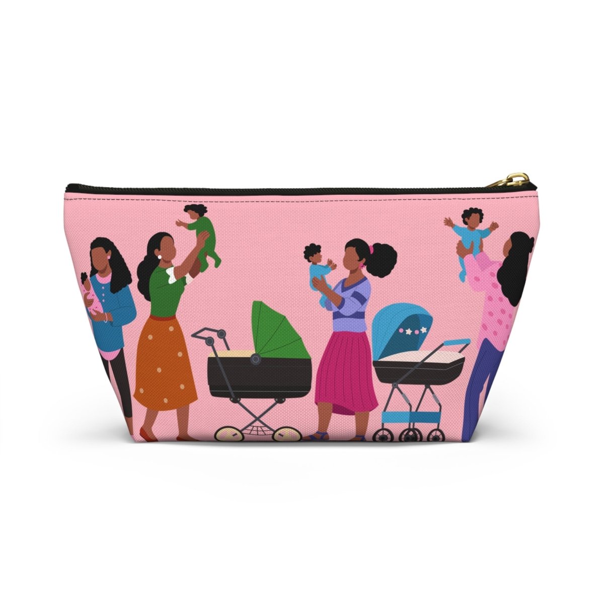 New Mamas T - bottom Pouch - Afrocentric Art by The Trini Gee