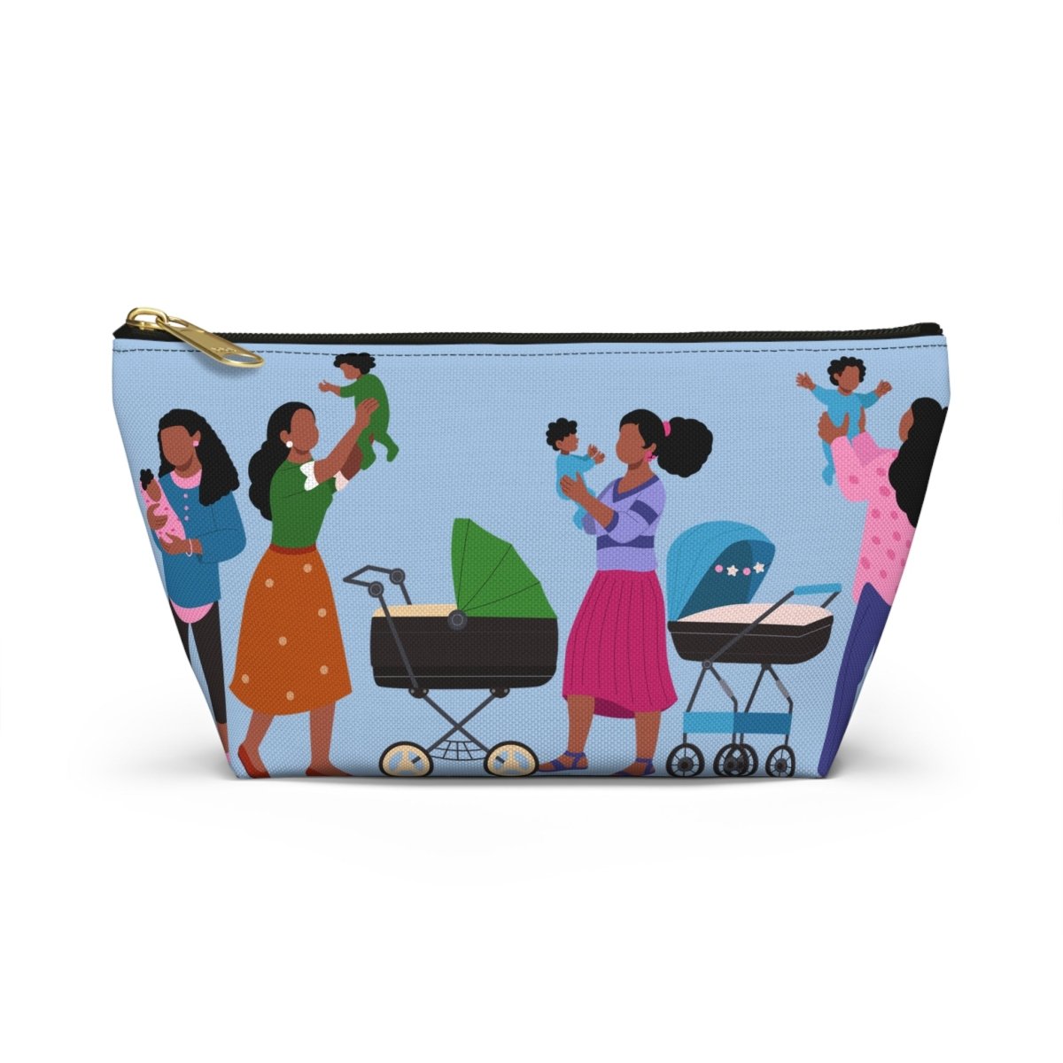 New Mamas T - bottom Pouch - Afrocentric Art by The Trini Gee