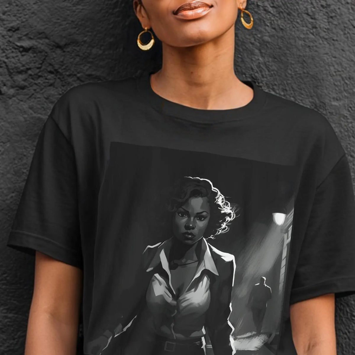 Noir Escape Shirt - Afrocentric Art by The Trini Gee