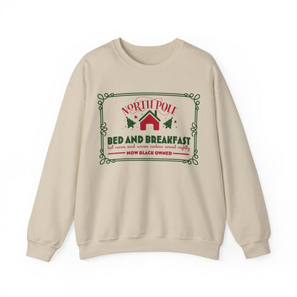 North Pole Bed and Breakfast Sweatshirt - The Trini Gee