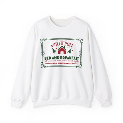 North Pole Bed and Breakfast Sweatshirt - The Trini Gee