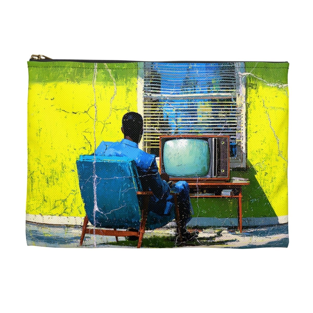Not Televised Pouch - Afrocentric Art by The Trini Gee