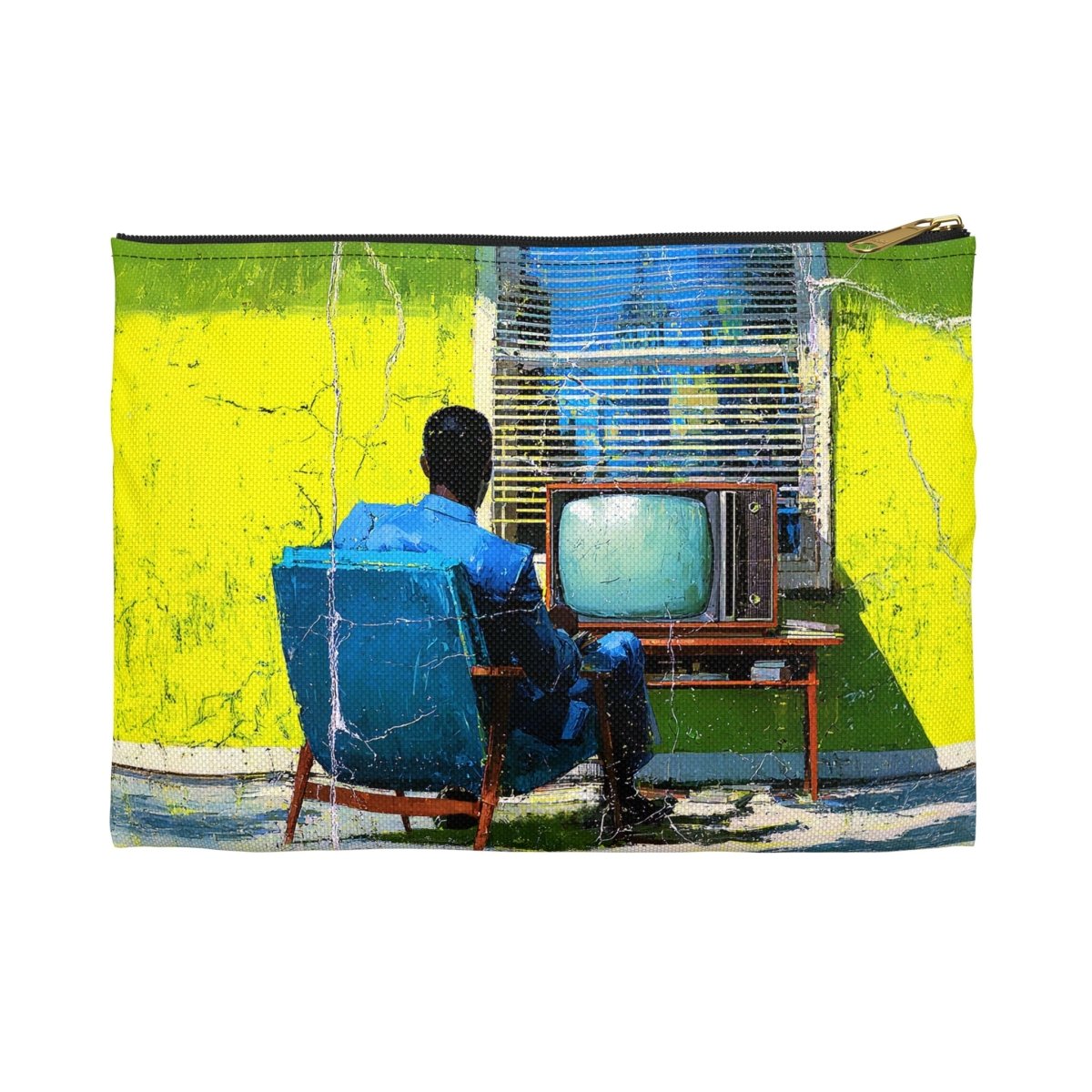 Not Televised Pouch - Afrocentric Art by The Trini Gee