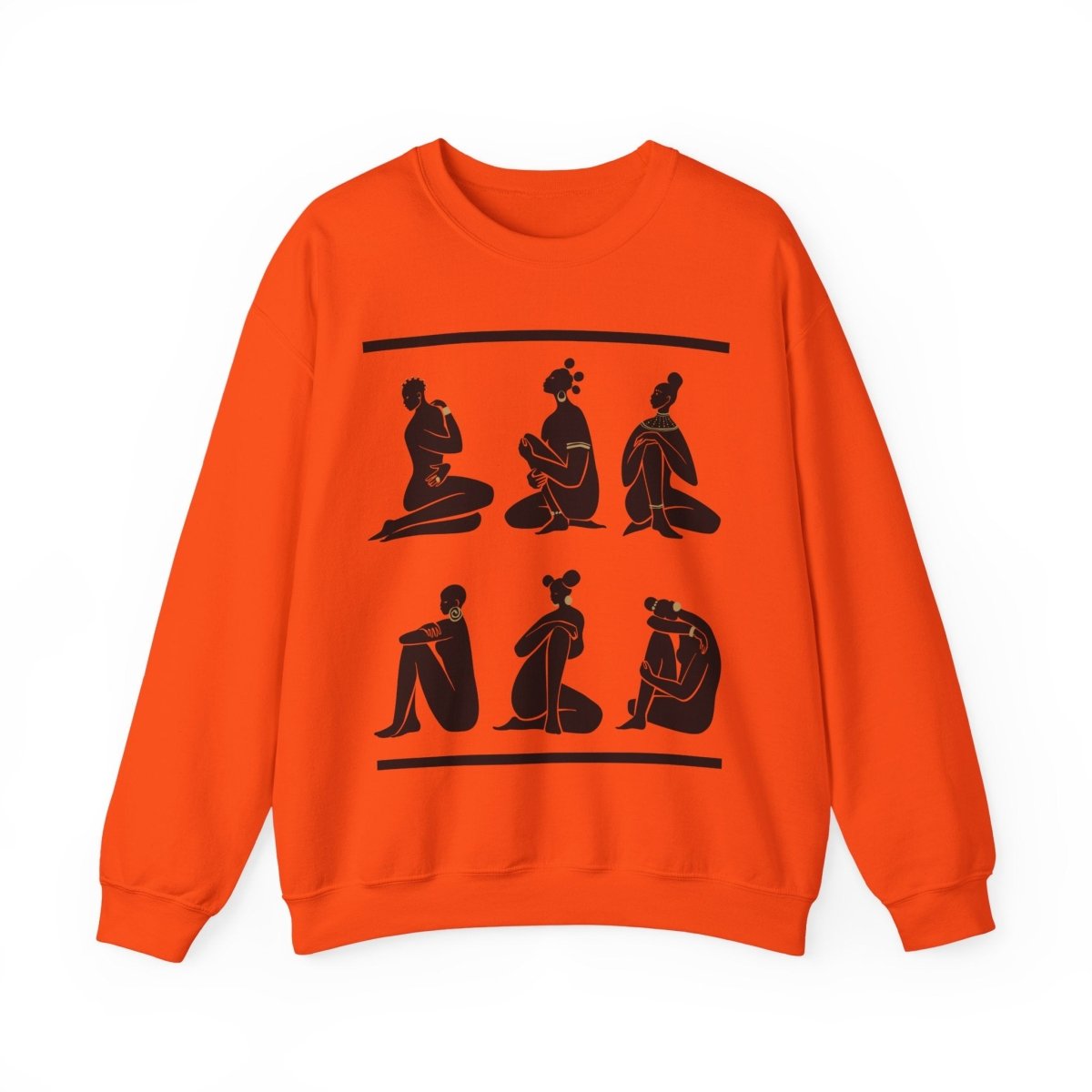 Nubian Queens Sweatshirt - Afrocentric Art by The Trini Gee