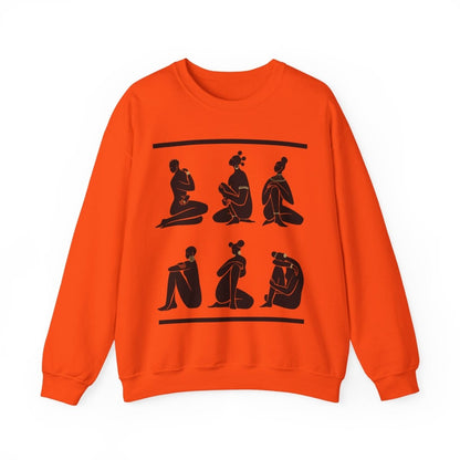 Nubian Queens Sweatshirt - Afrocentric Art by The Trini Gee