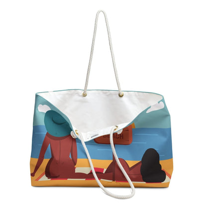 Nude Beach Weekender Bag - Afrocentric Art by The Trini Gee