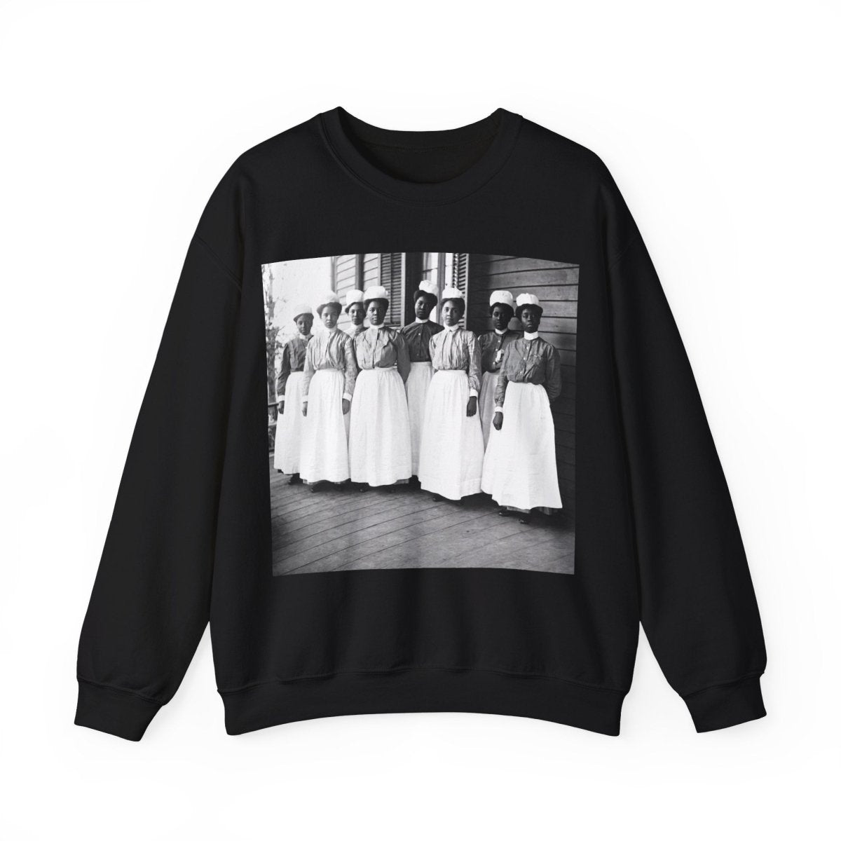 Nurses Sweatshirt - Afrocentric Art by The Trini Gee