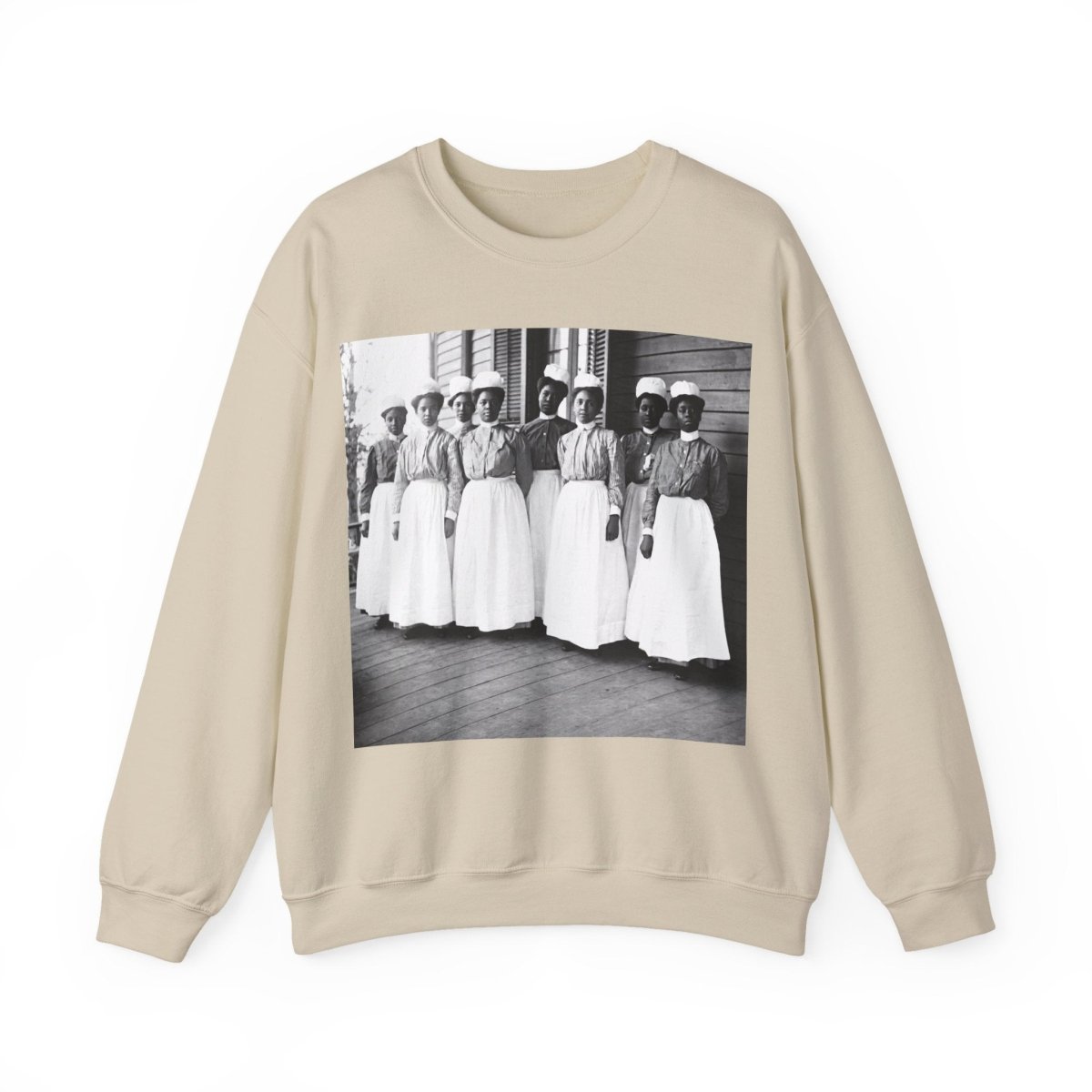 Nurses Sweatshirt - Afrocentric Art by The Trini Gee