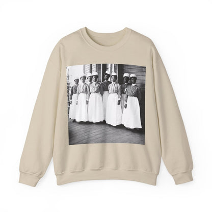 Nurses Sweatshirt - Afrocentric Art by The Trini Gee