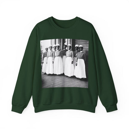 Nurses Sweatshirt - Afrocentric Art by The Trini Gee
