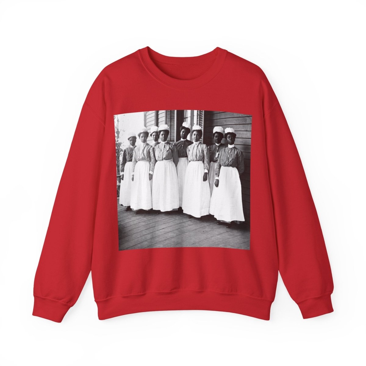 Nurses Sweatshirt - Afrocentric Art by The Trini Gee