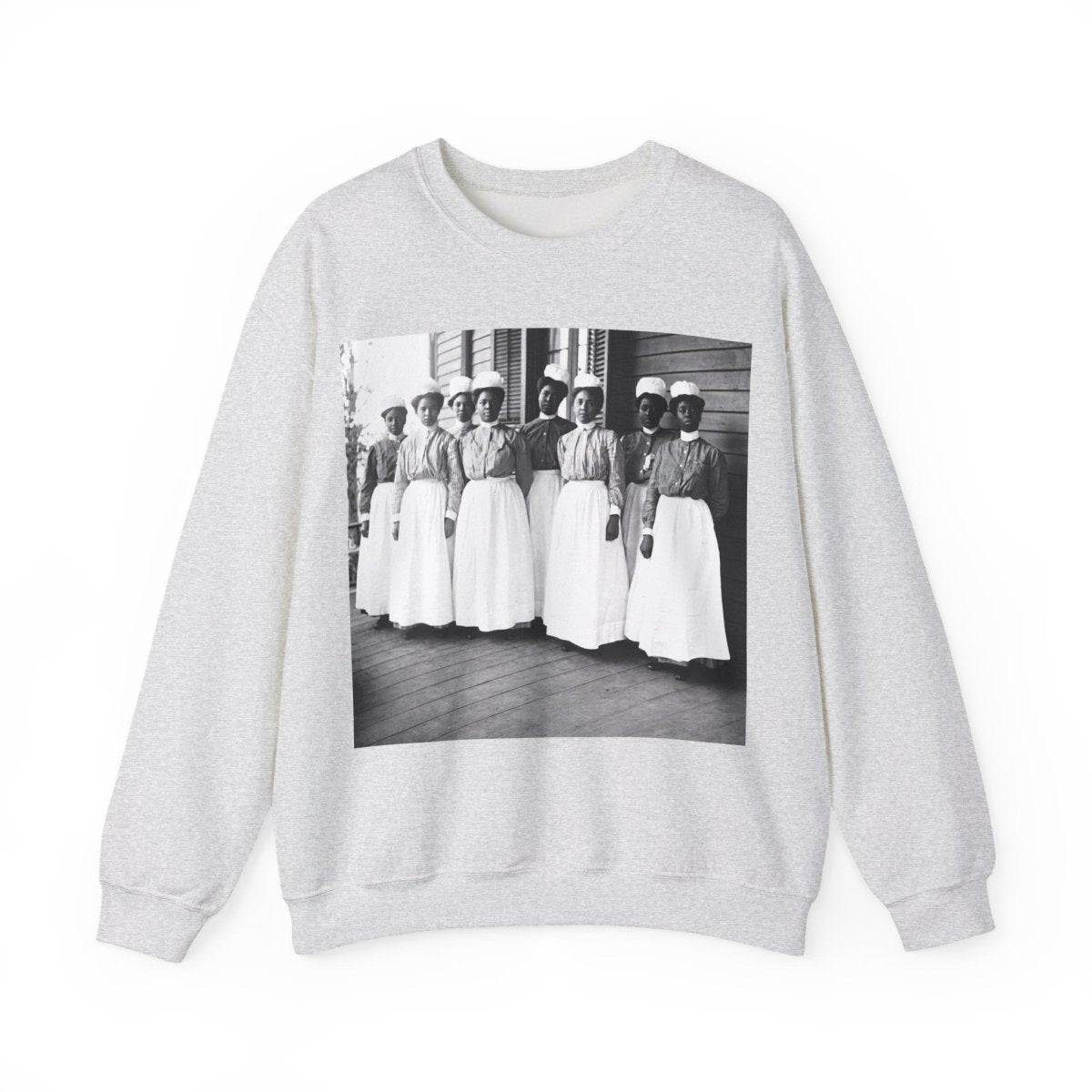 Nurses Sweatshirt - Afrocentric Art by The Trini Gee