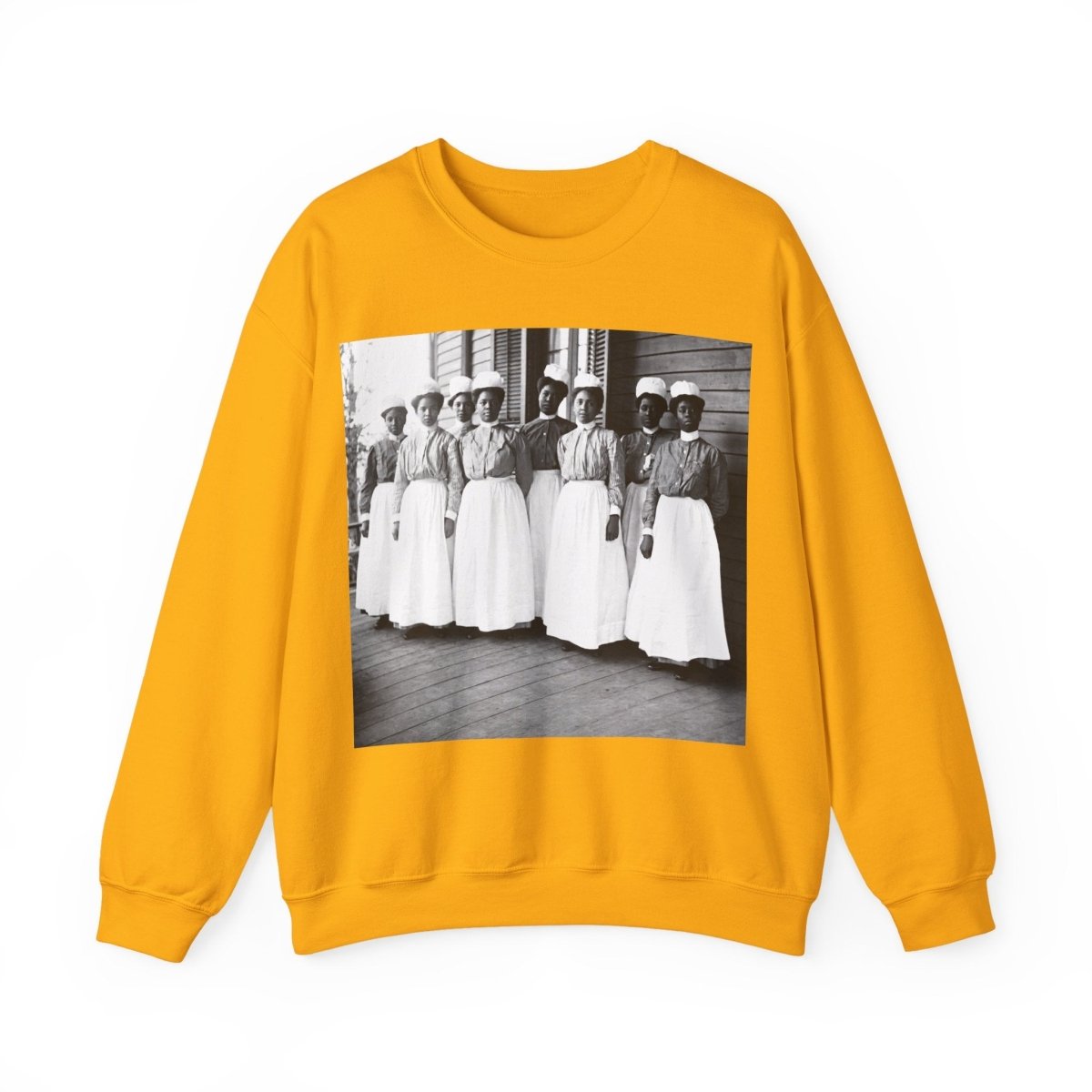 Nurses Sweatshirt - Afrocentric Art by The Trini Gee