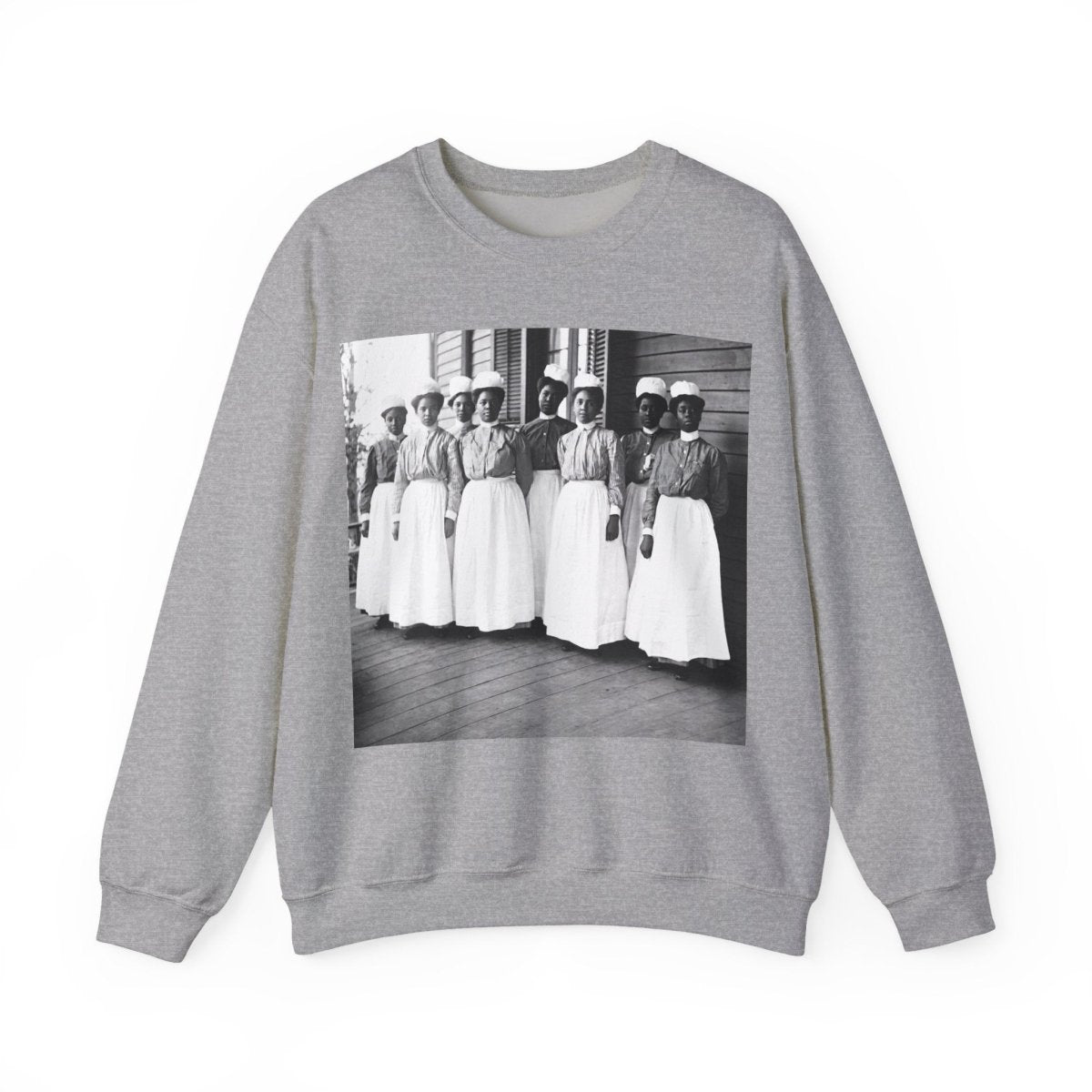 Nurses Sweatshirt - Afrocentric Art by The Trini Gee