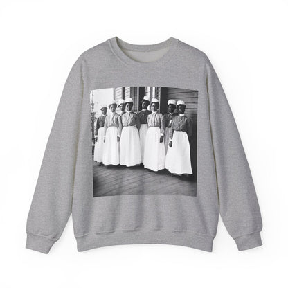 Nurses Sweatshirt - Afrocentric Art by The Trini Gee