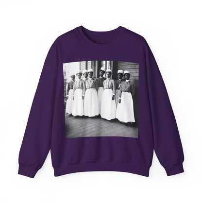 Nurses Sweatshirt - Afrocentric Art by The Trini Gee