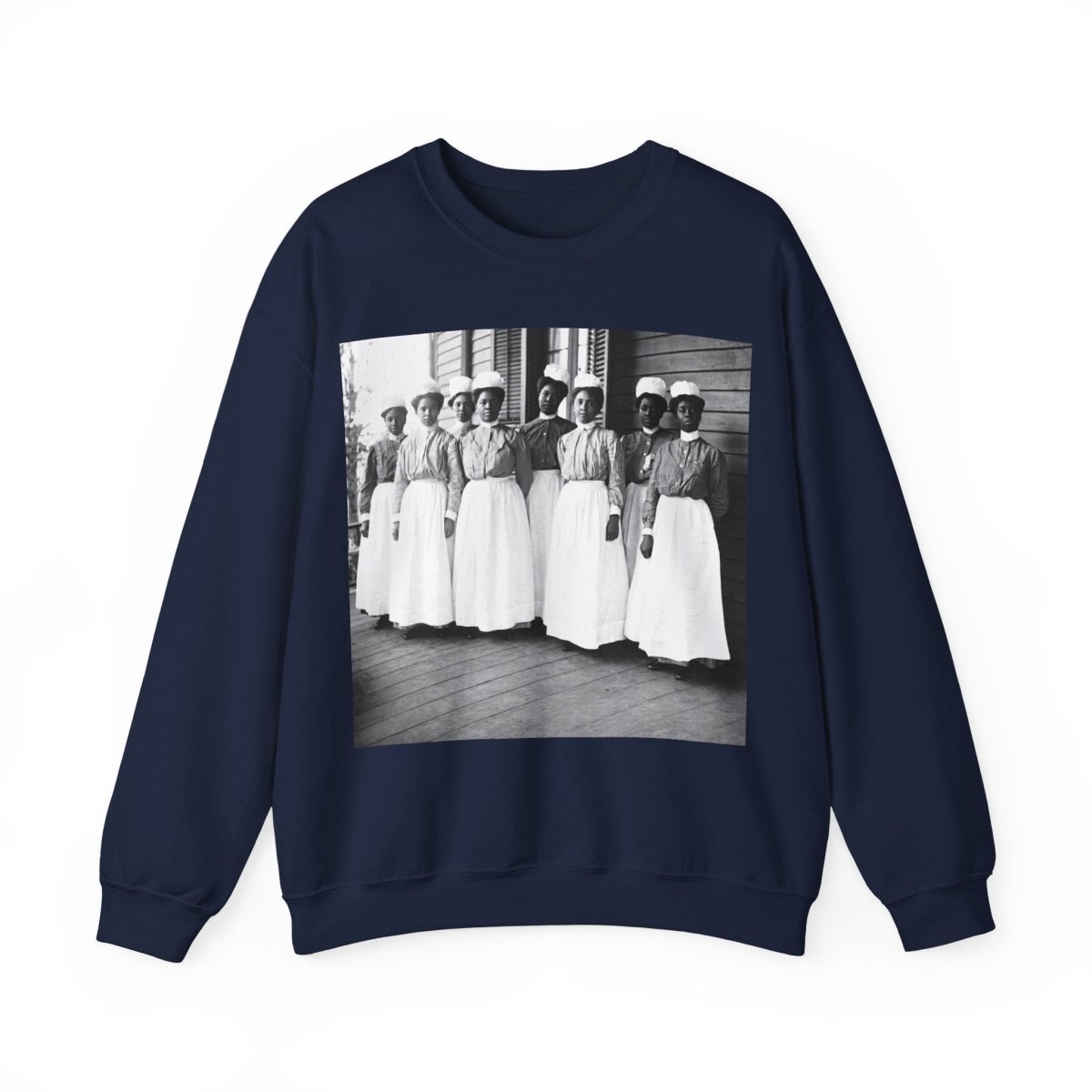 Nurses Sweatshirt - Afrocentric Art by The Trini Gee