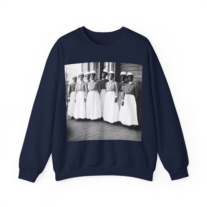 Nurses Sweatshirt - Afrocentric Art by The Trini Gee