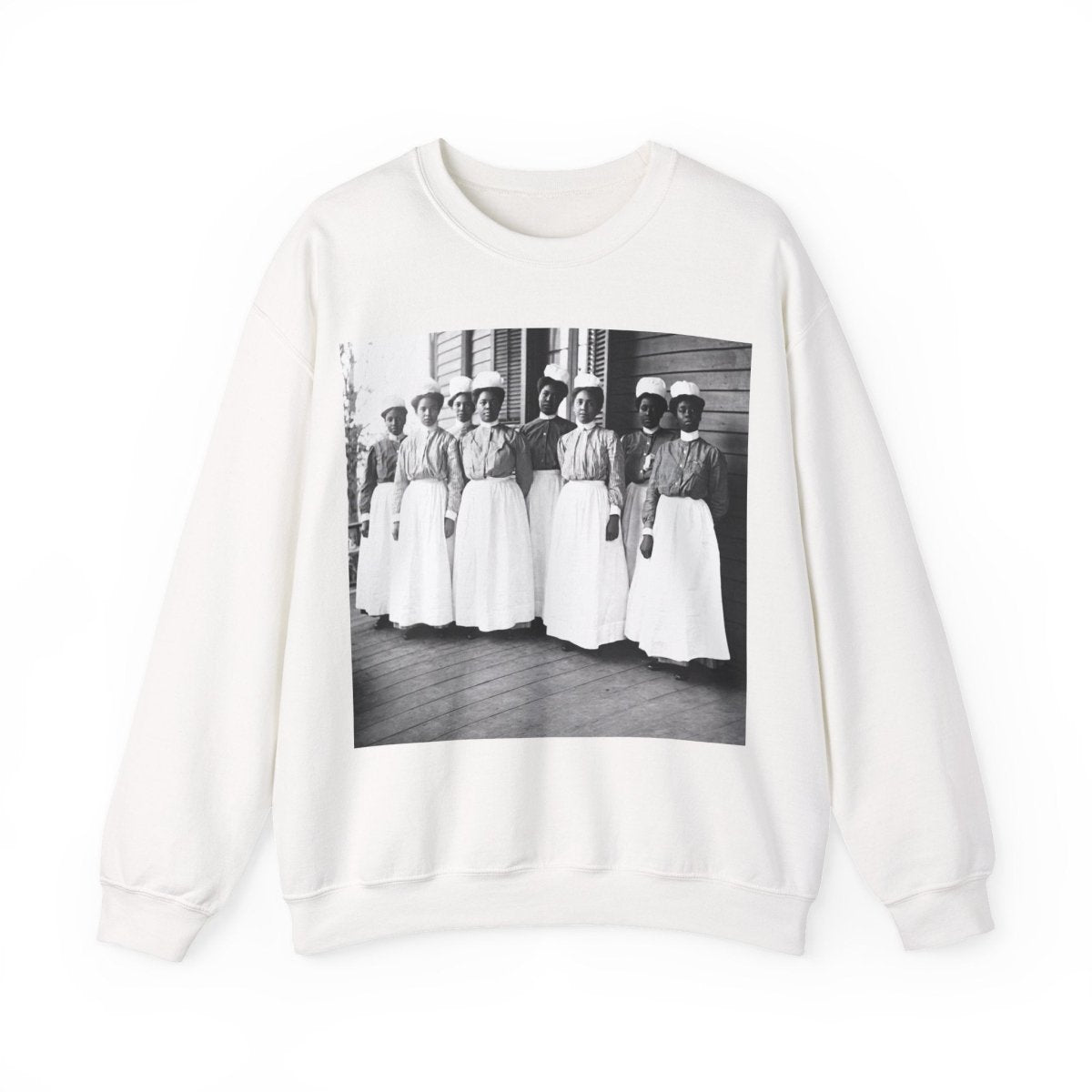 Nurses Sweatshirt - Afrocentric Art by The Trini Gee