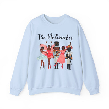 Nutcracker Ballet Sweatshirt - Afrocentric Art by The Trini Gee