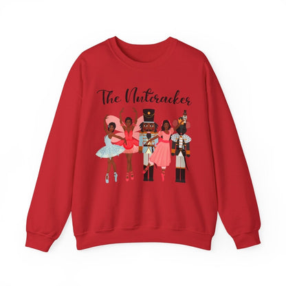 Nutcracker Ballet Sweatshirt - Afrocentric Art by The Trini Gee