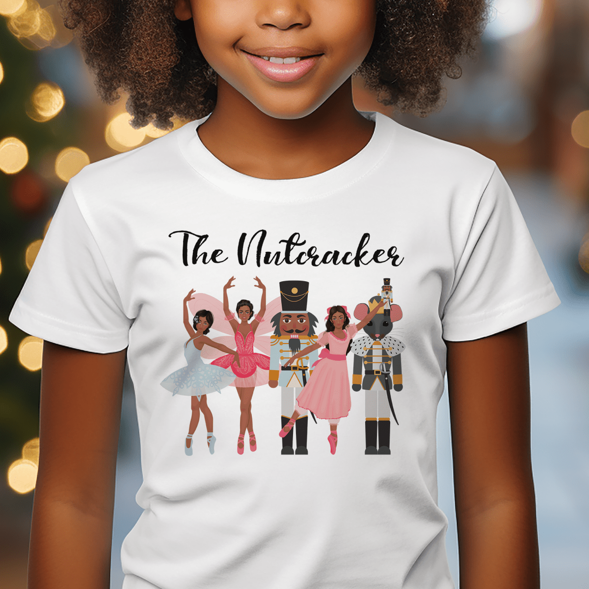 Nutcracker Ballet Youth Tee - Afrocentric Art by The Trini Gee