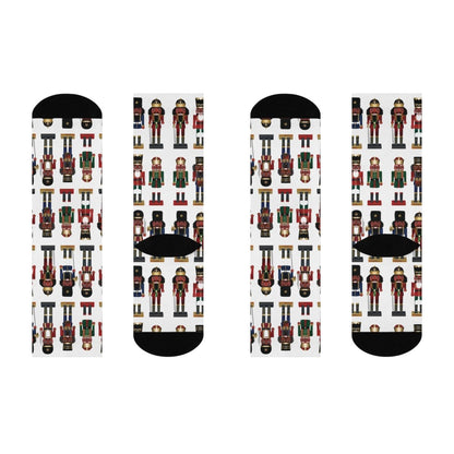 Nutcracker Crew Socks - Afrocentric Art by The Trini Gee