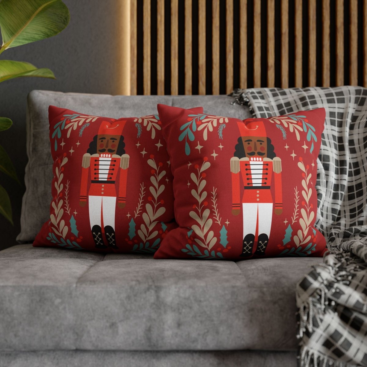 Nutcracker Pillow - Afrocentric Art by The Trini Gee